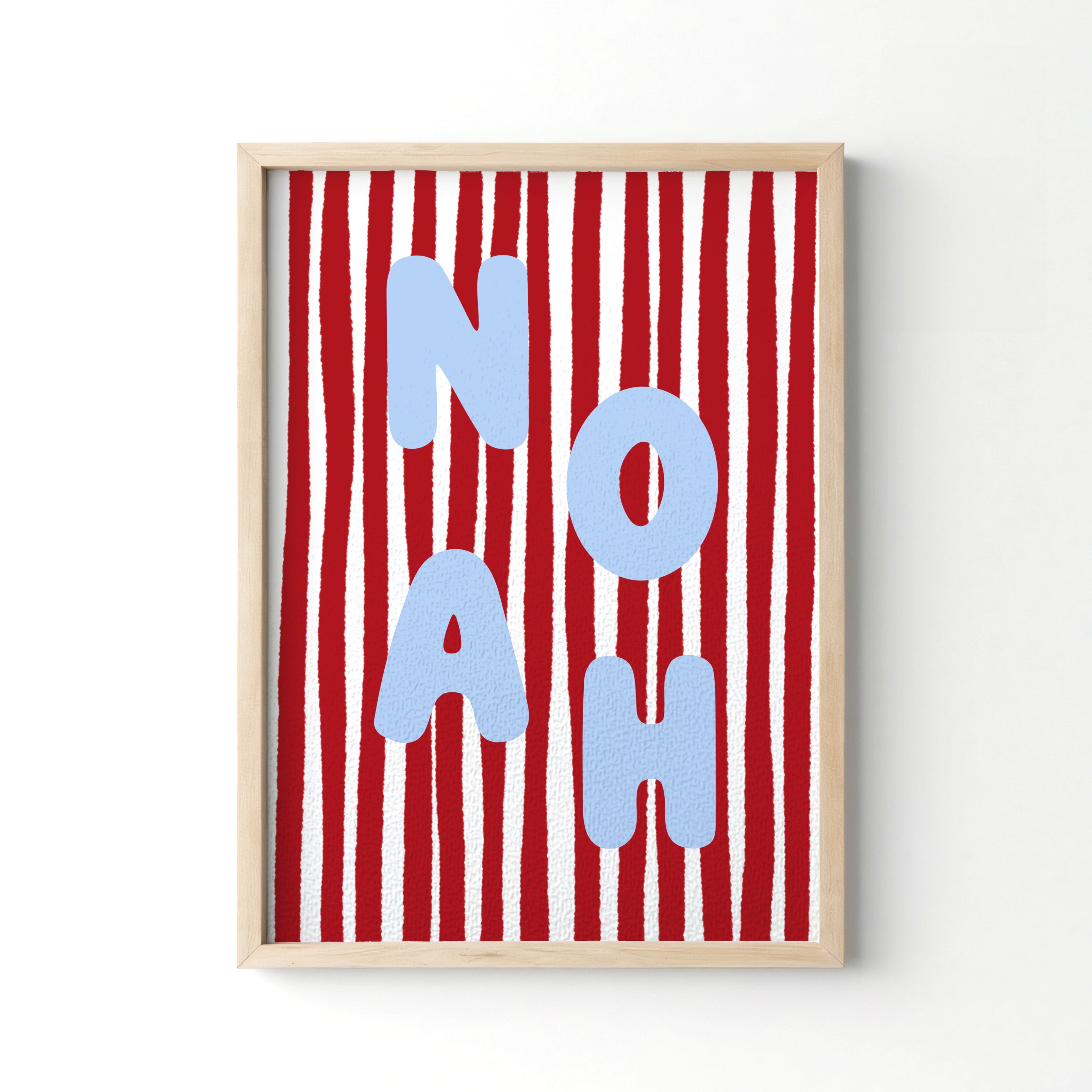 Naam Kinderkamer Print