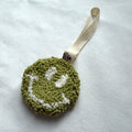 Groen Witte Smiley Speenhanger