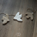 Beige Vogel Muurhanger Slinger