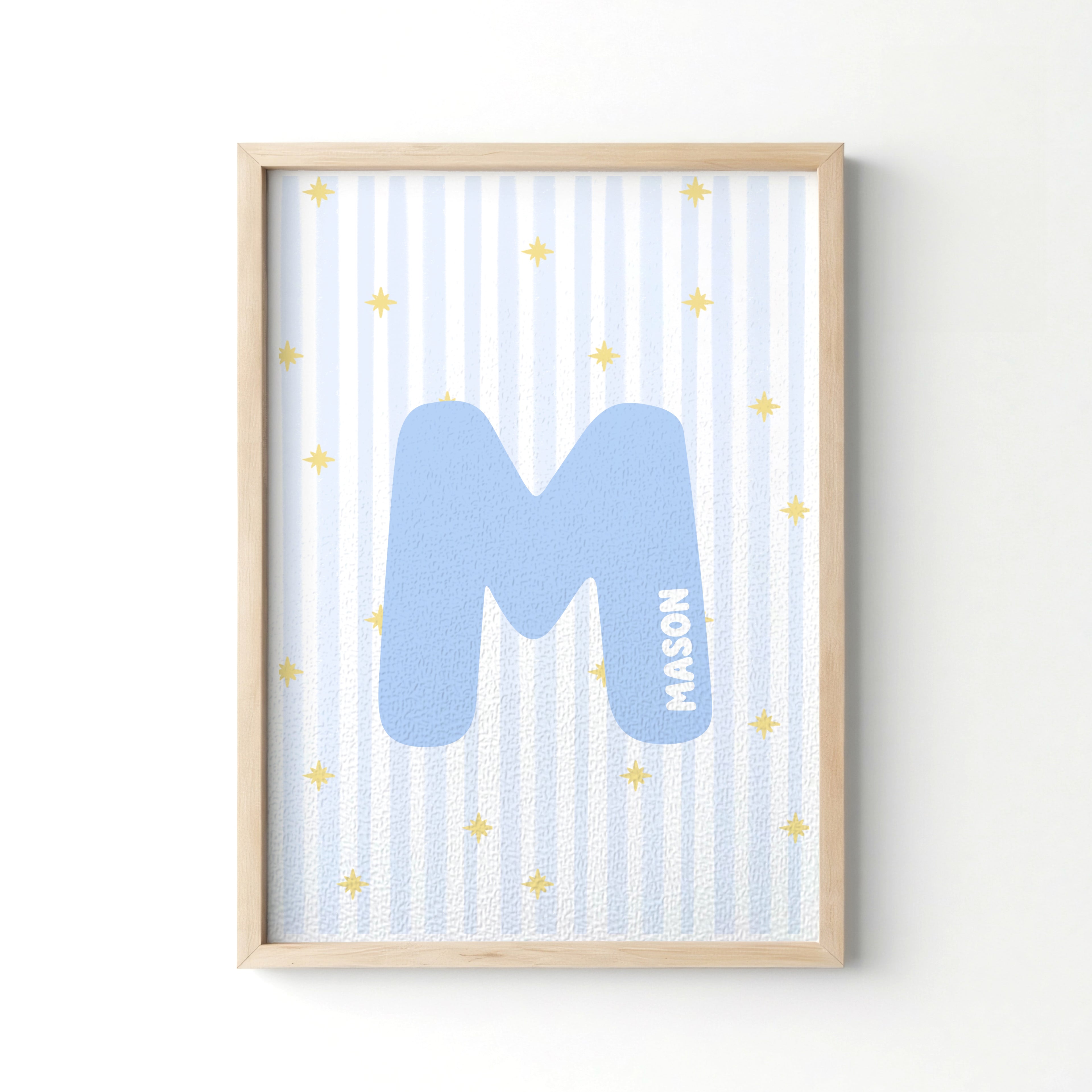 Naam Kinderkamer Print