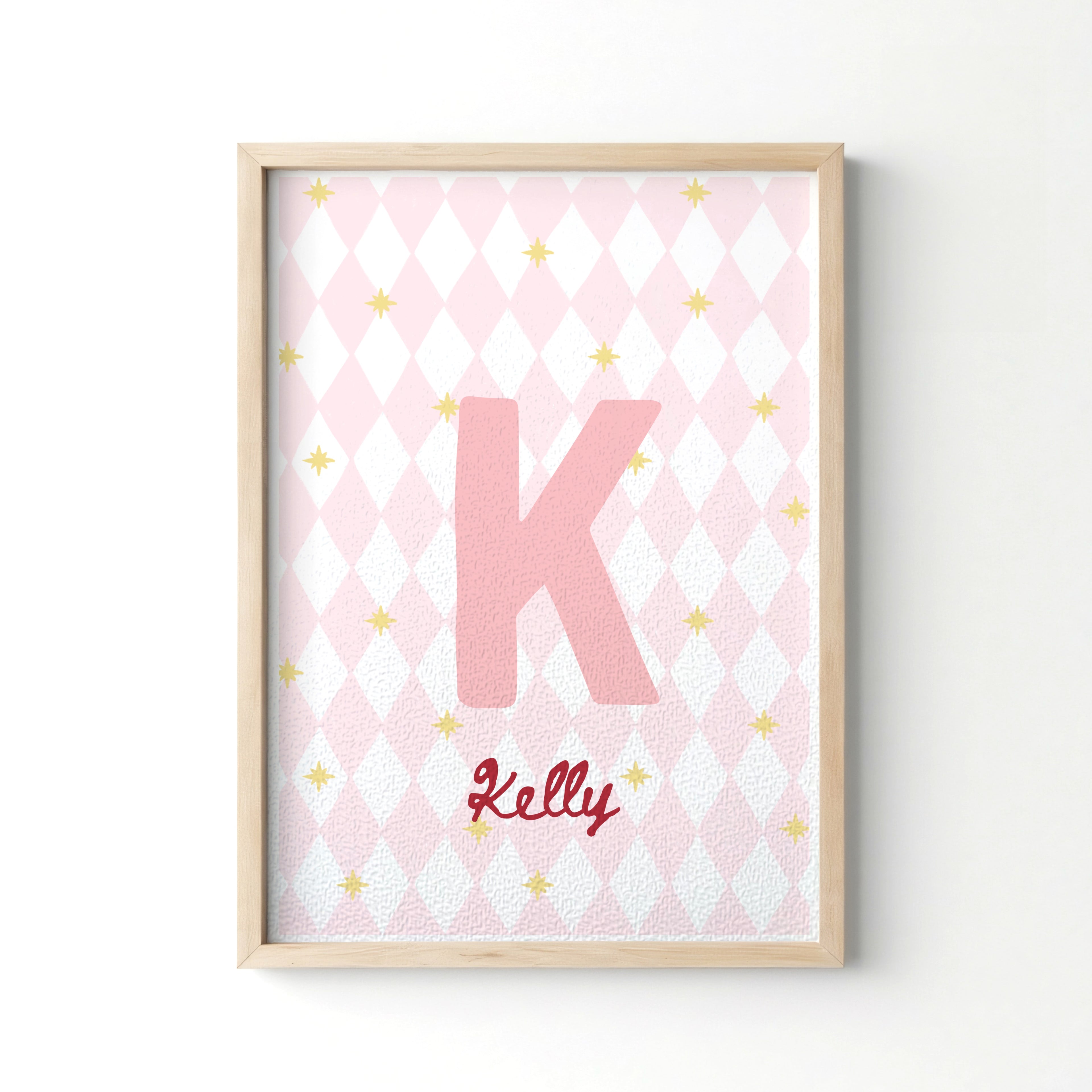 Naam Kinderkamer Print